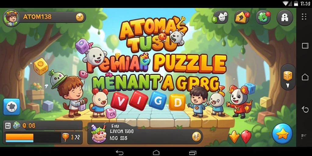 Screenshot gameplay ATOM138 yang penuh tantangan dan seru.