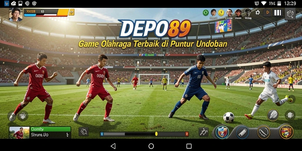 Tampilan gameplay menarik dari DEPO89 dengan aksi olahraga seru.
