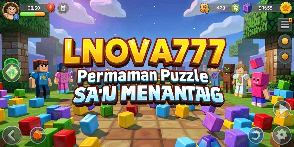 Gameplay seru LNOVA777 dengan berbagai tantangan Puzzle.