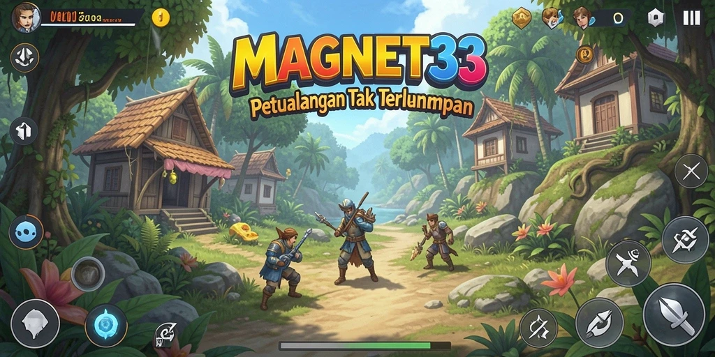 Tampilan gameplay menakjubkan dalam MAGNET33