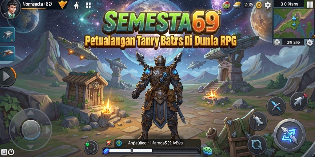 Tampilan gameplay menarik di dunia RPG SEMESTA69.